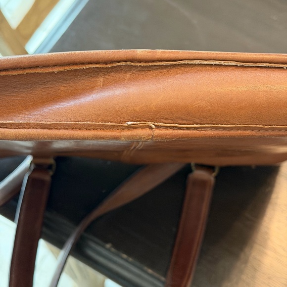 Coach vintage Bonnie Cashin Skinny tote Brown Leather Interior Bag - Picture 5 of 12